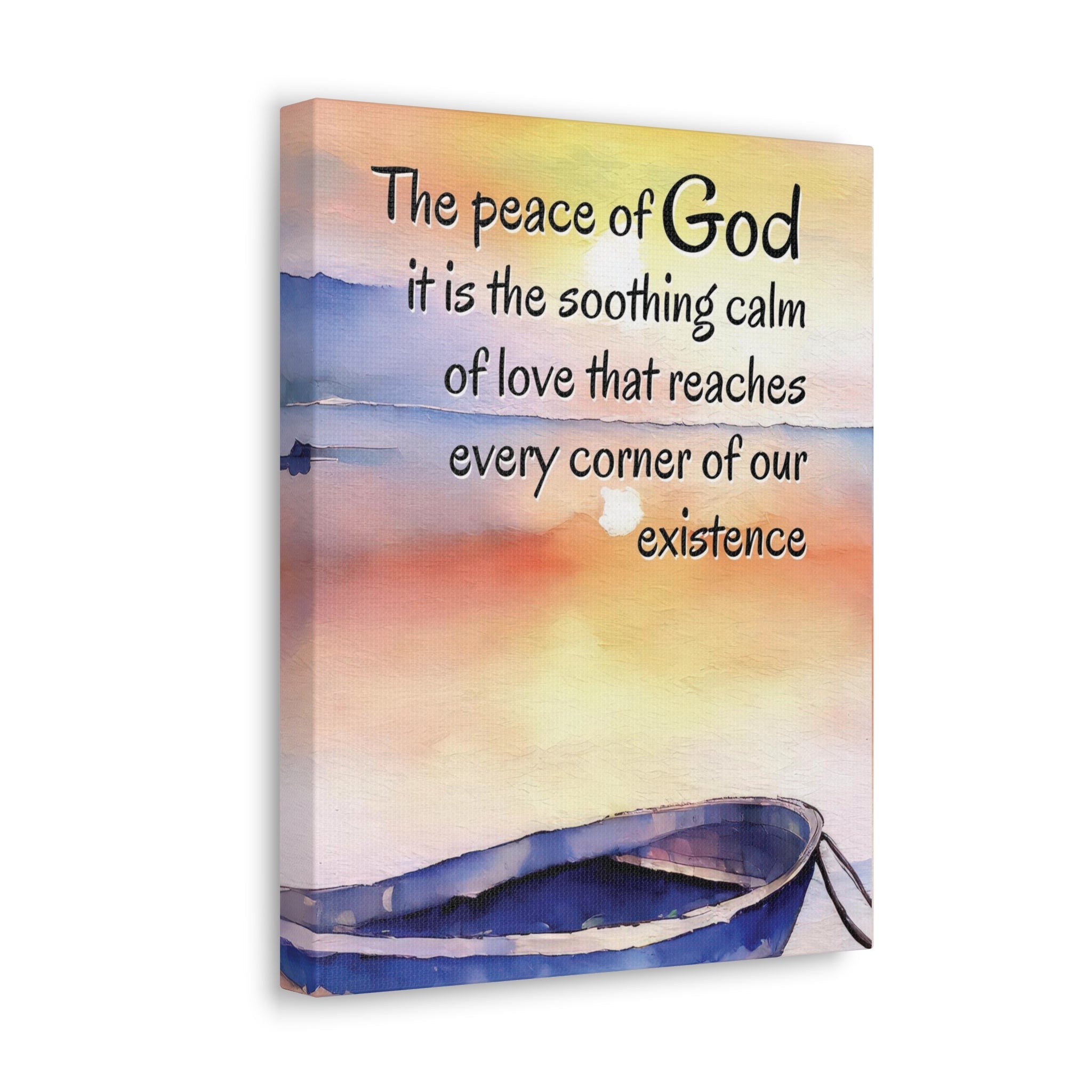 Wall Art Decor - Canvas Artwork - the Peace of God Soothing Calm Print