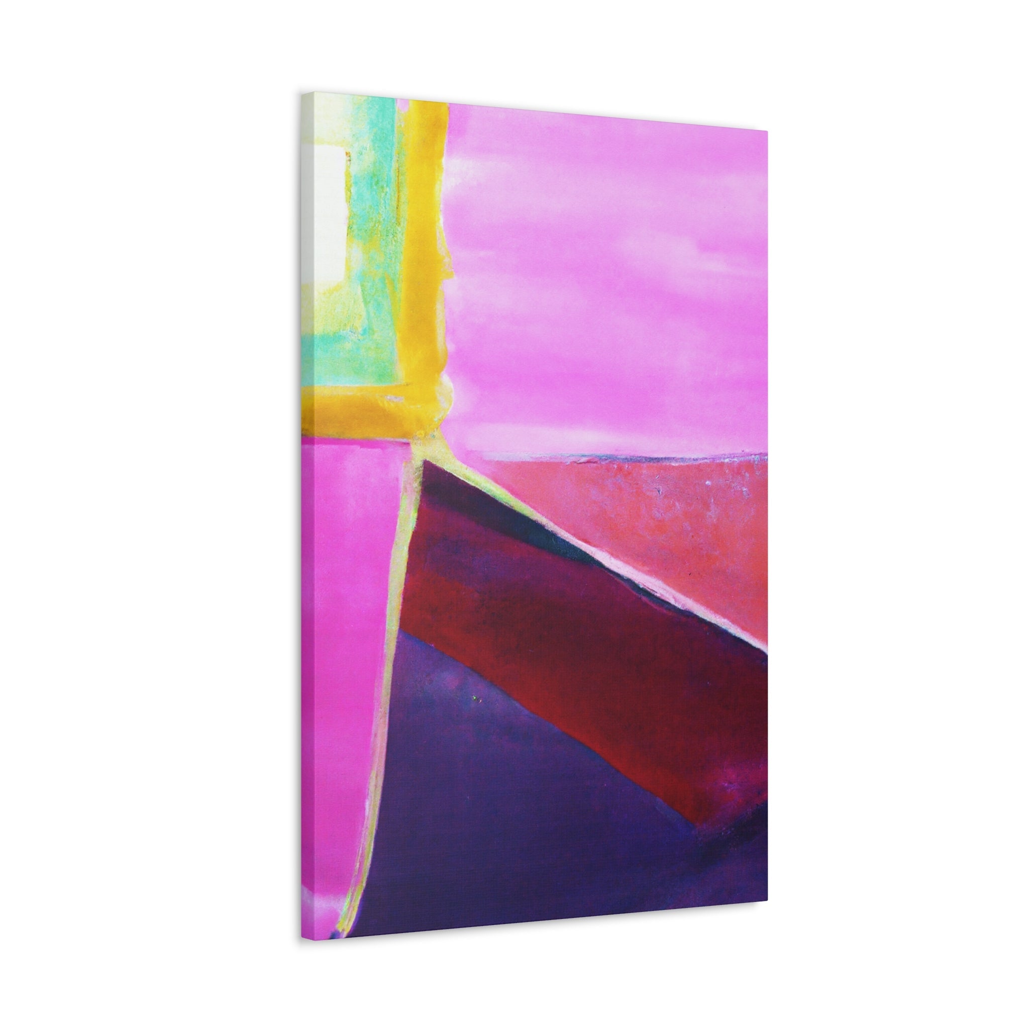 Wall Art Decor - Canvas Print Artwork - Pink and Purple Pattern