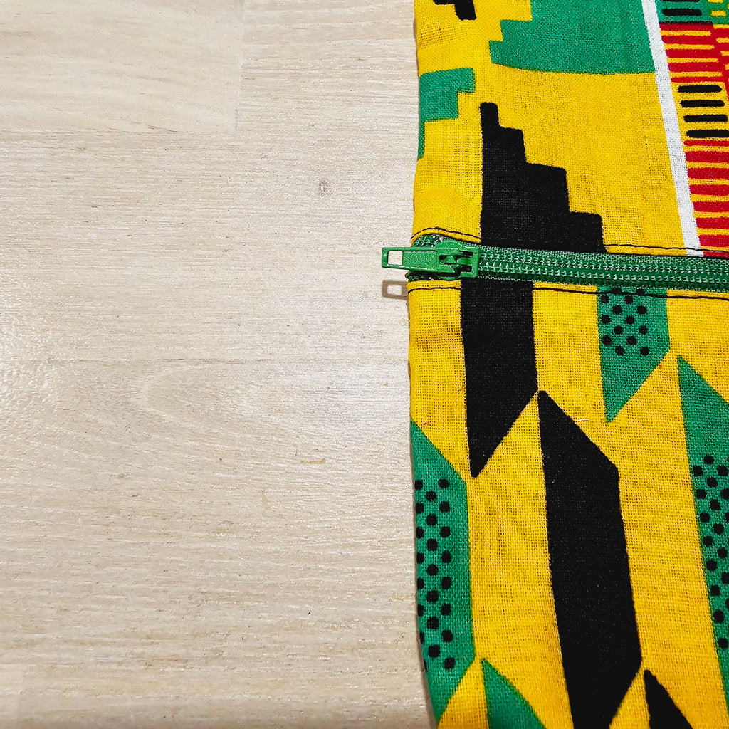 Handmade Phone Bag and Keyfob Set  | African Ankara Print Fabric |