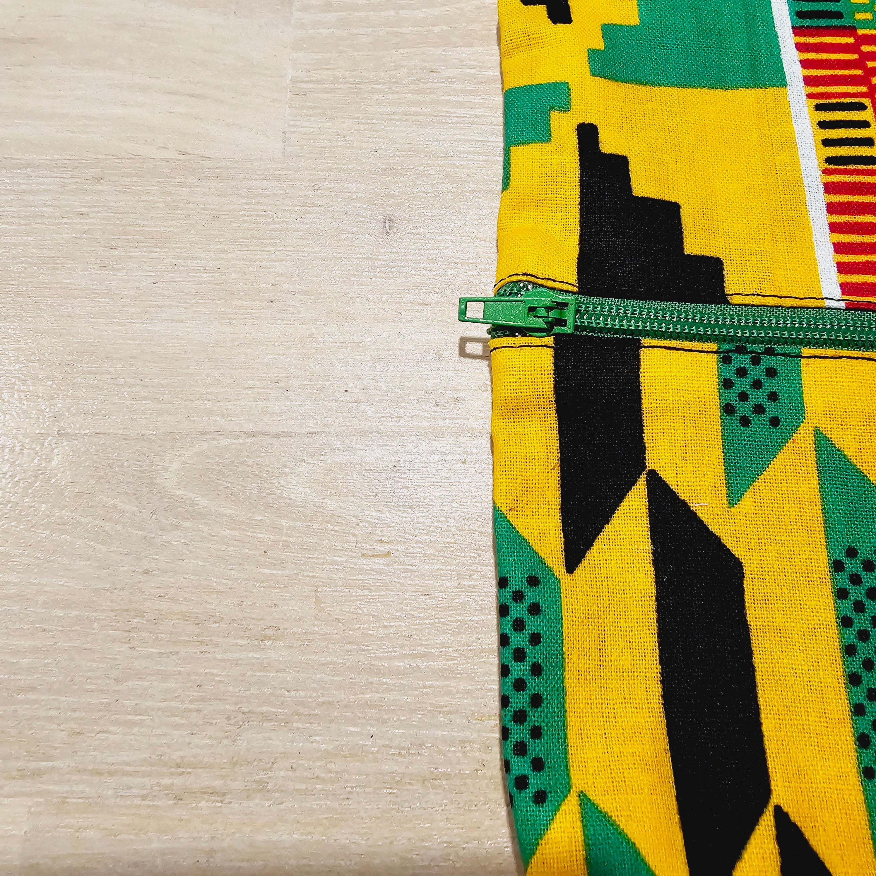 Handmade Phone Bag and Keyfob Set  | African Ankara Print Fabric |
