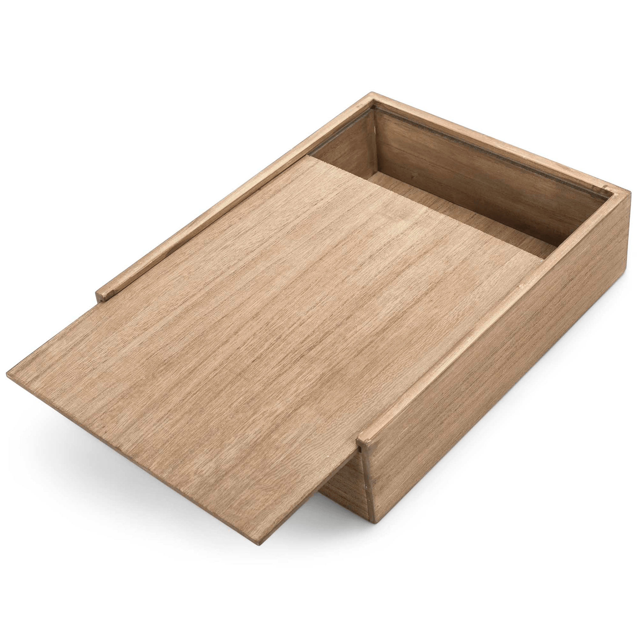 Walnut Memory Keepsake Box With Sunflower Artwork