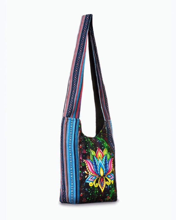 Kathmandu Collection Lotus Handmade Hobo Bag
