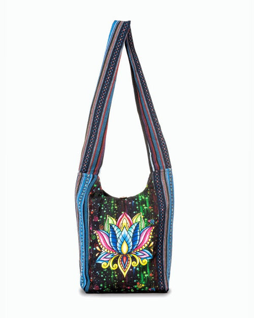 Kathmandu Collection Lotus Handmade Hobo Bag