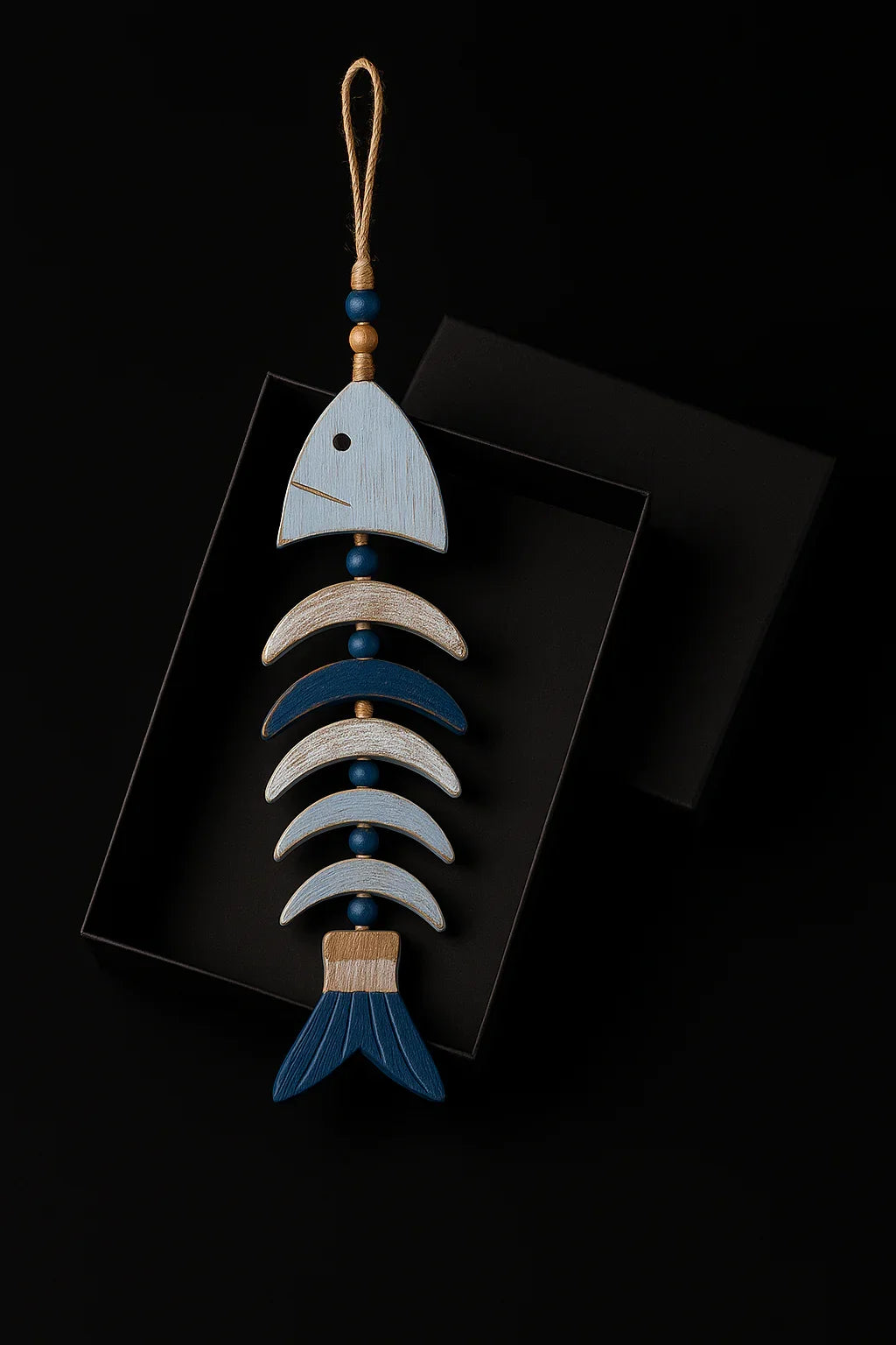 Home decor Wooden Rustic Fish Driftwood Wall Decor