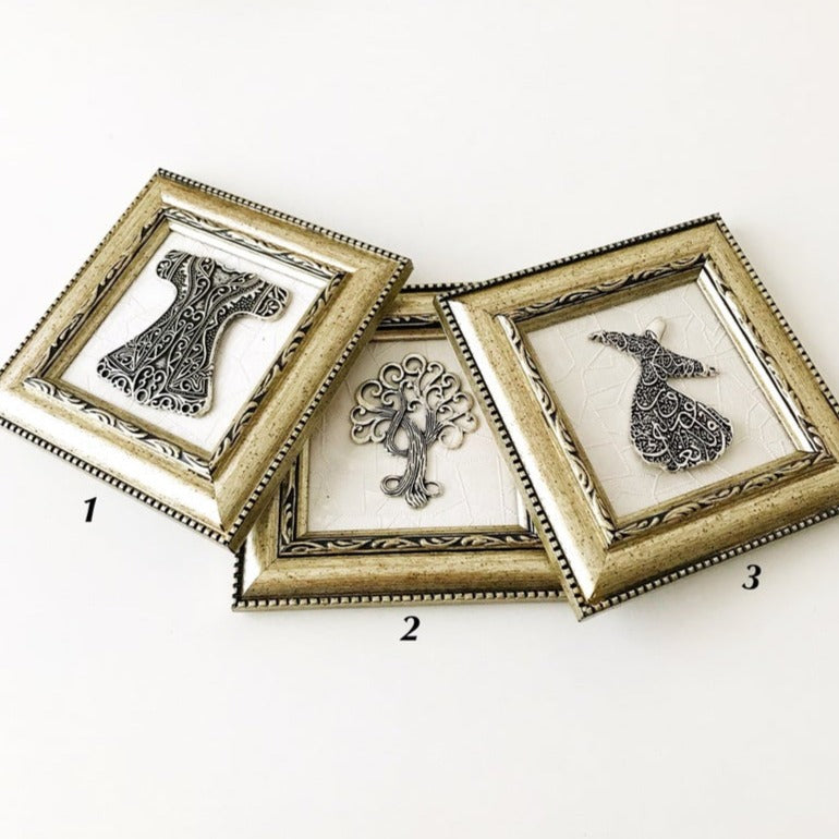 Mevlana, tree of life and caftan wall hangings