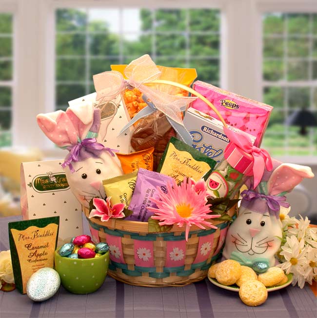 It's An Easter Celebration Sweet Treats Gift Basket - Easter Basket