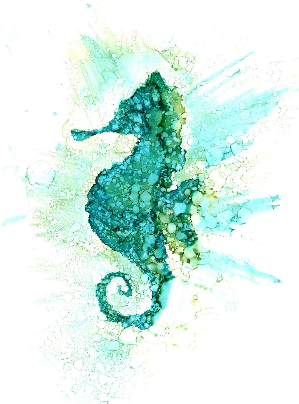 Seahorse : Greeting Card