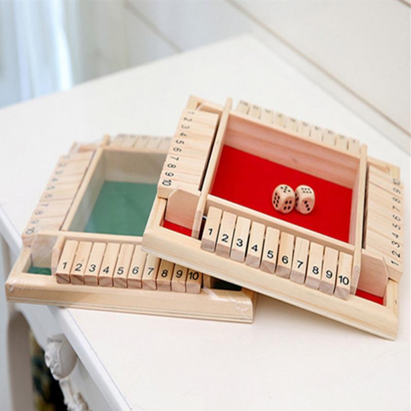 Funny Child Traditional Wooden Shut The Box Gift