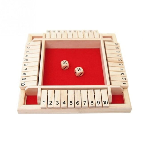 Funny Child Traditional Wooden Shut The Box Gift
