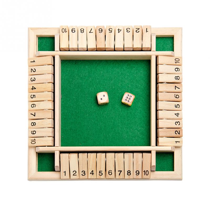 Funny Child Traditional Wooden Shut The Box Gift