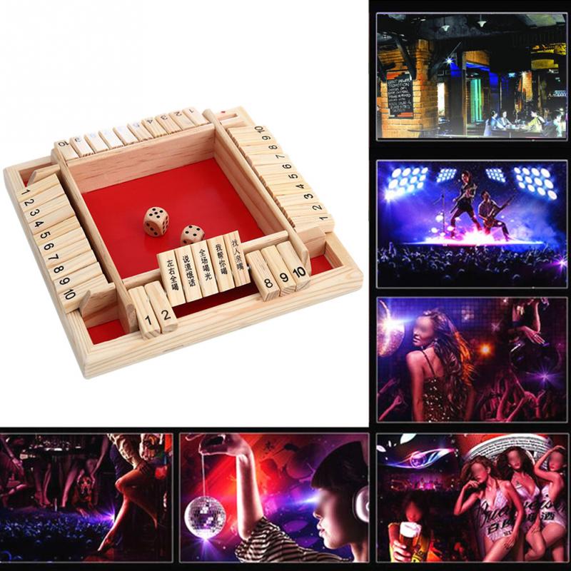 Funny Child Traditional Wooden Shut The Box Gift