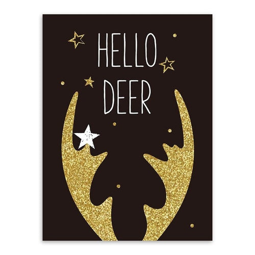 Animal Bear Deer Snow Christmas