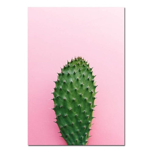 Succulent Plant Cactus Canvas Poster