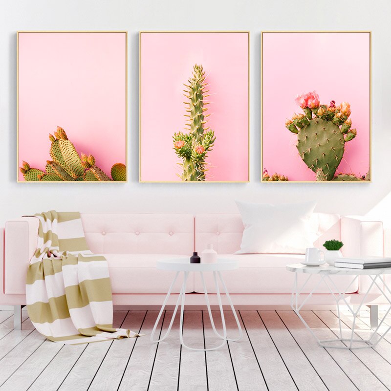 Succulent Plant Cactus Canvas Poster