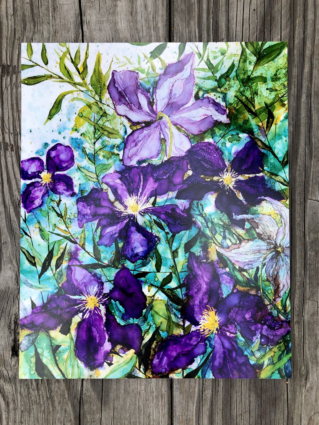 Purple Clematis : Prints
