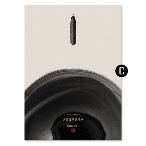 Ink Painting Canvas Printings Household Living