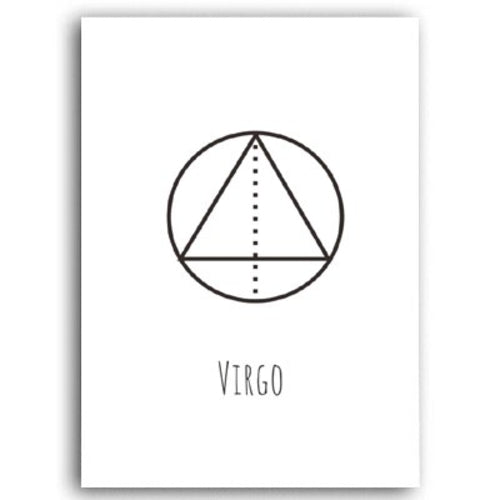 Minimalist Geometric Constellation Abstract Canvas