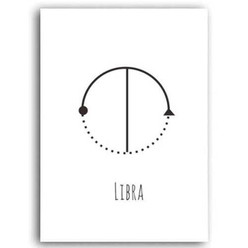 Minimalist Geometric Constellation Abstract Canvas