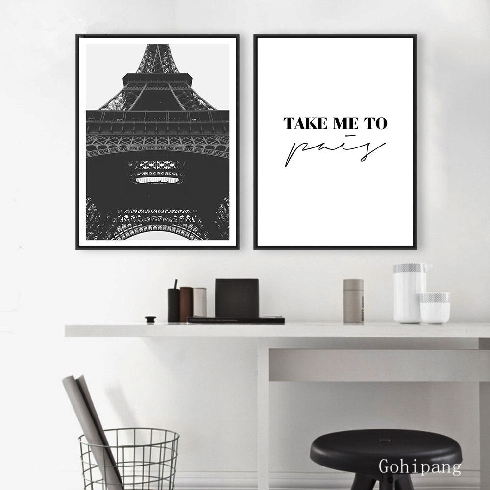 Paris Landscape Canvas Art Posters Prints