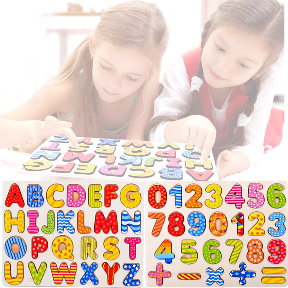 Wooden Letter Alphabet Number Gift Fun Hobby