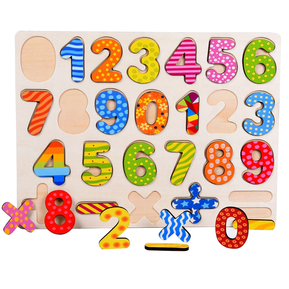 Wooden Letter Alphabet Number Gift Fun Hobby