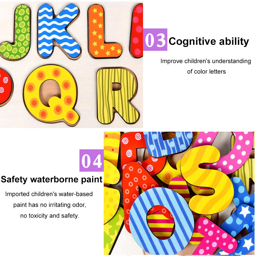 Wooden Letter Alphabet Number Gift Fun Hobby