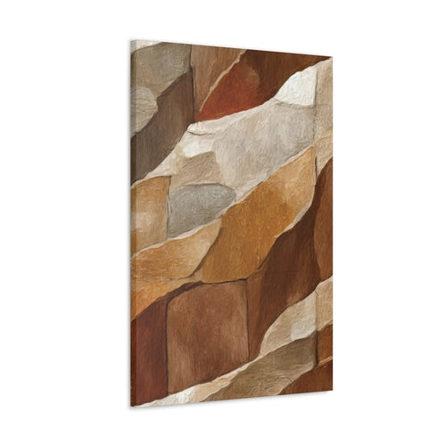 Canvas Wall Art Decor - Abstract Stone Print