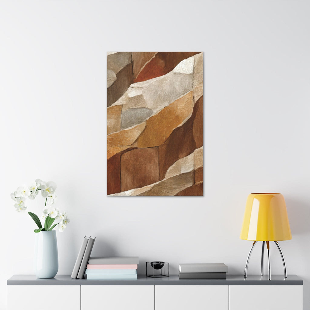 Canvas Wall Art Decor - Abstract Stone Print