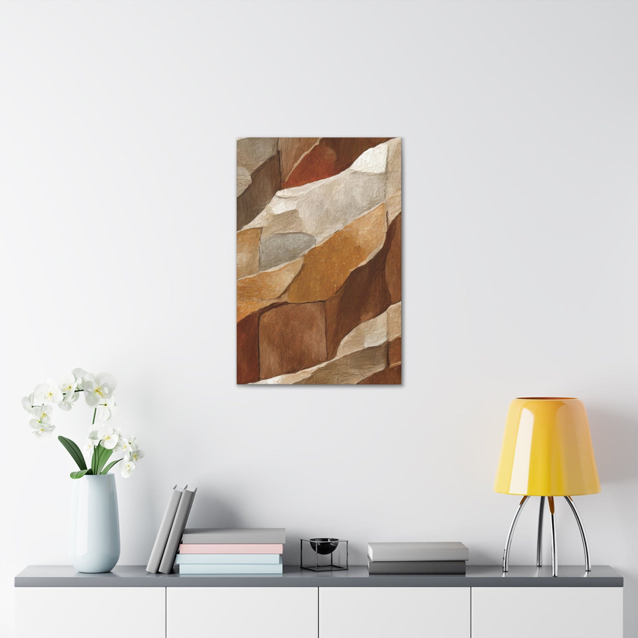 Canvas Wall Art Decor - Abstract Stone Print