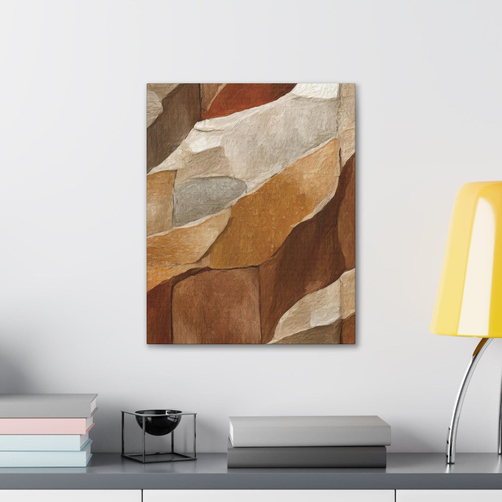 Canvas Wall Art Decor - Abstract Stone Print