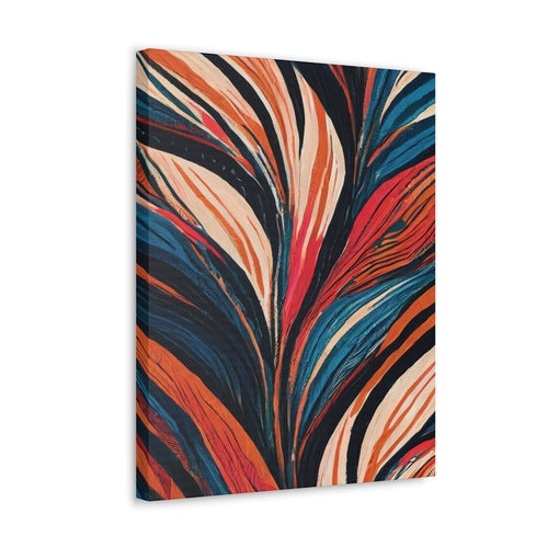 Canvas Wall Art Decor - Boho Multicolor Tropical Print