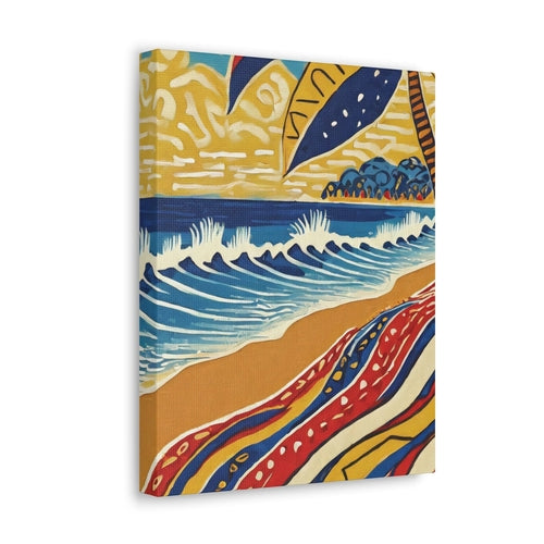 Canvas Wall Art Decor - Pop Color Beach