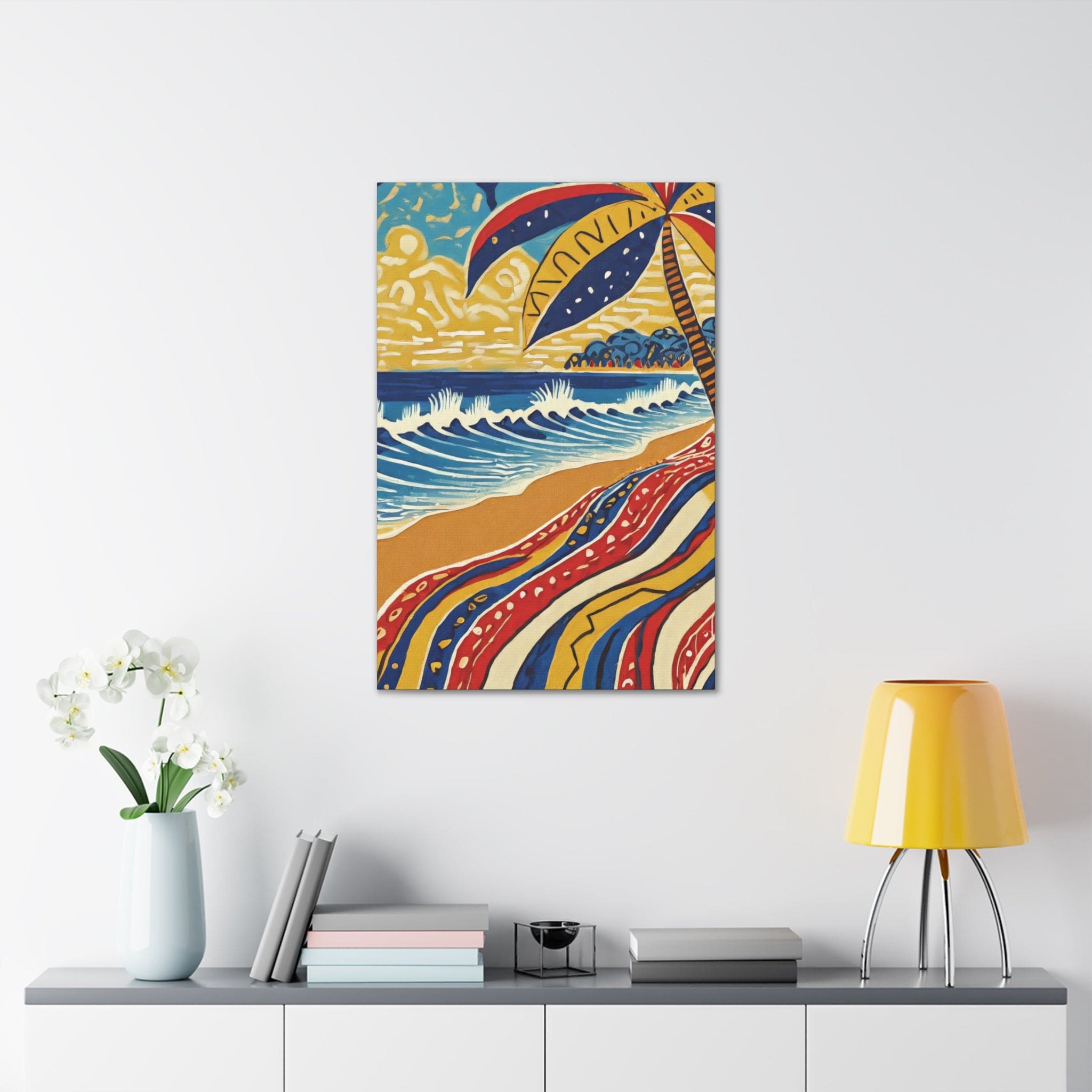 Canvas Wall Art Decor - Pop Color Beach