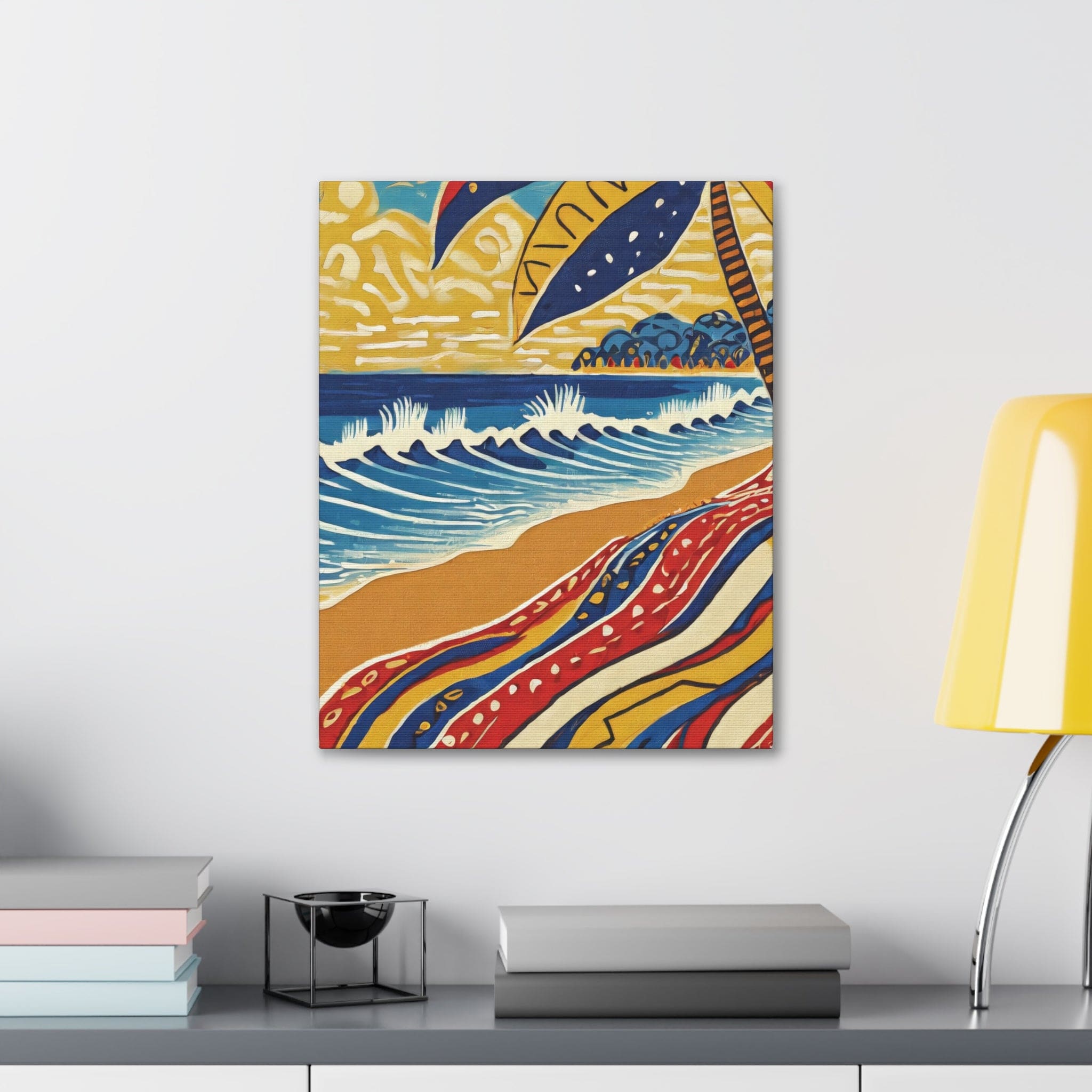 Canvas Wall Art Decor - Pop Color Beach
