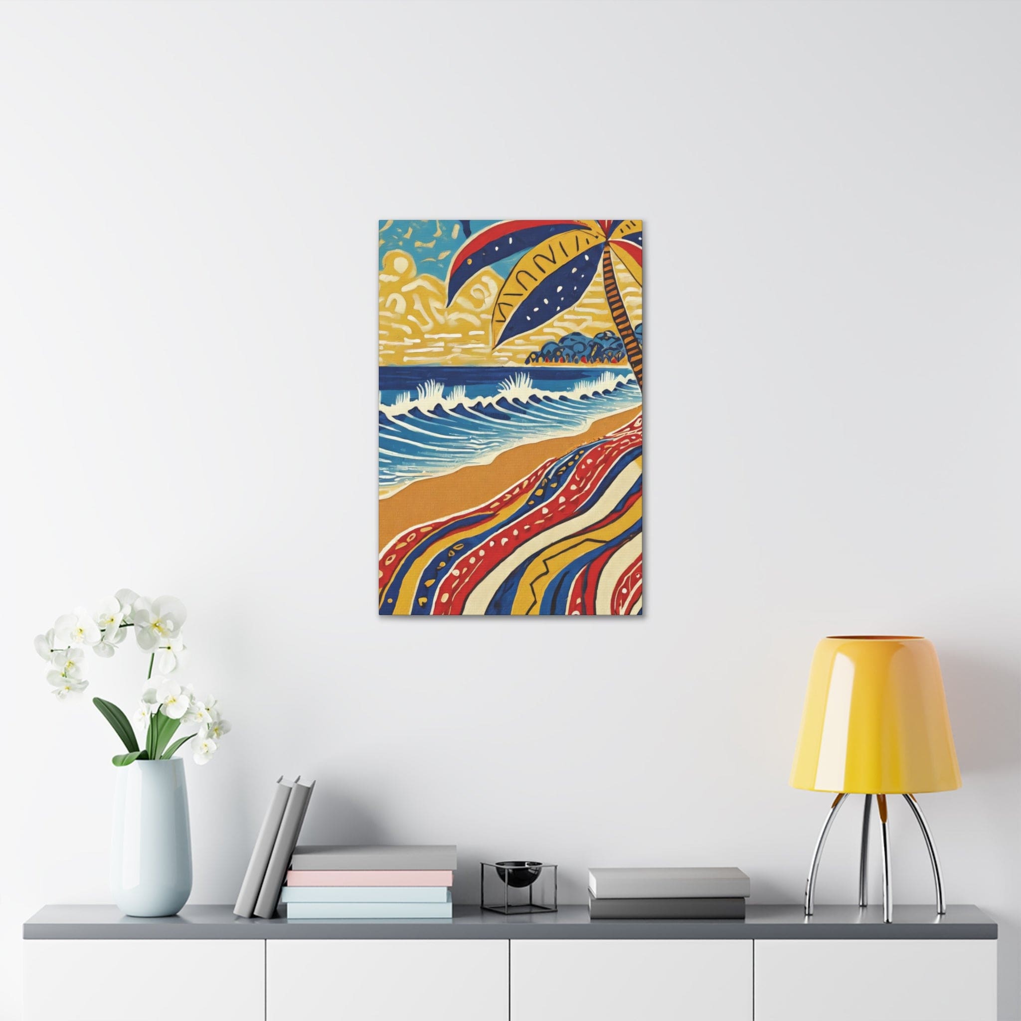 Canvas Wall Art Decor - Pop Color Beach