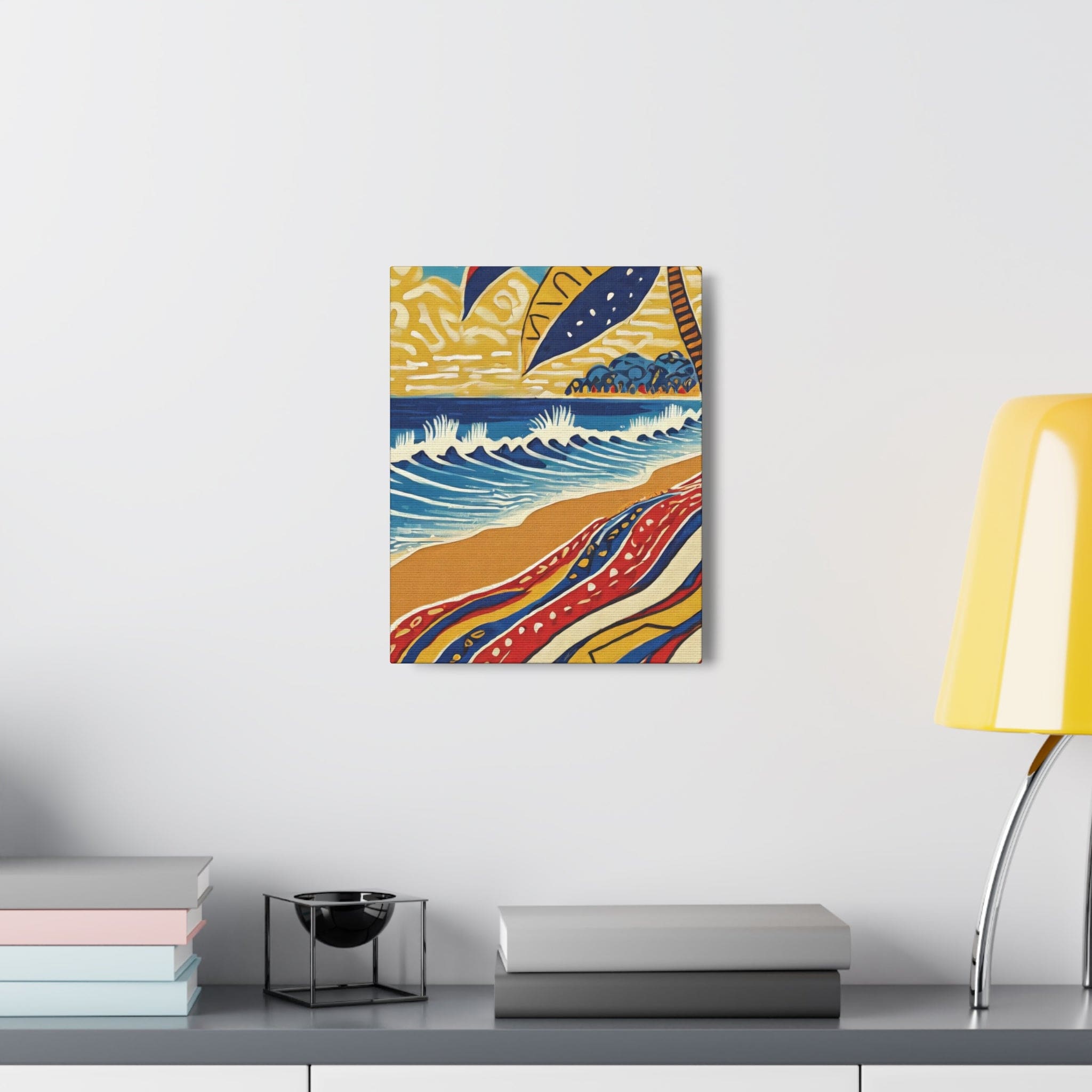 Canvas Wall Art Decor - Pop Color Beach