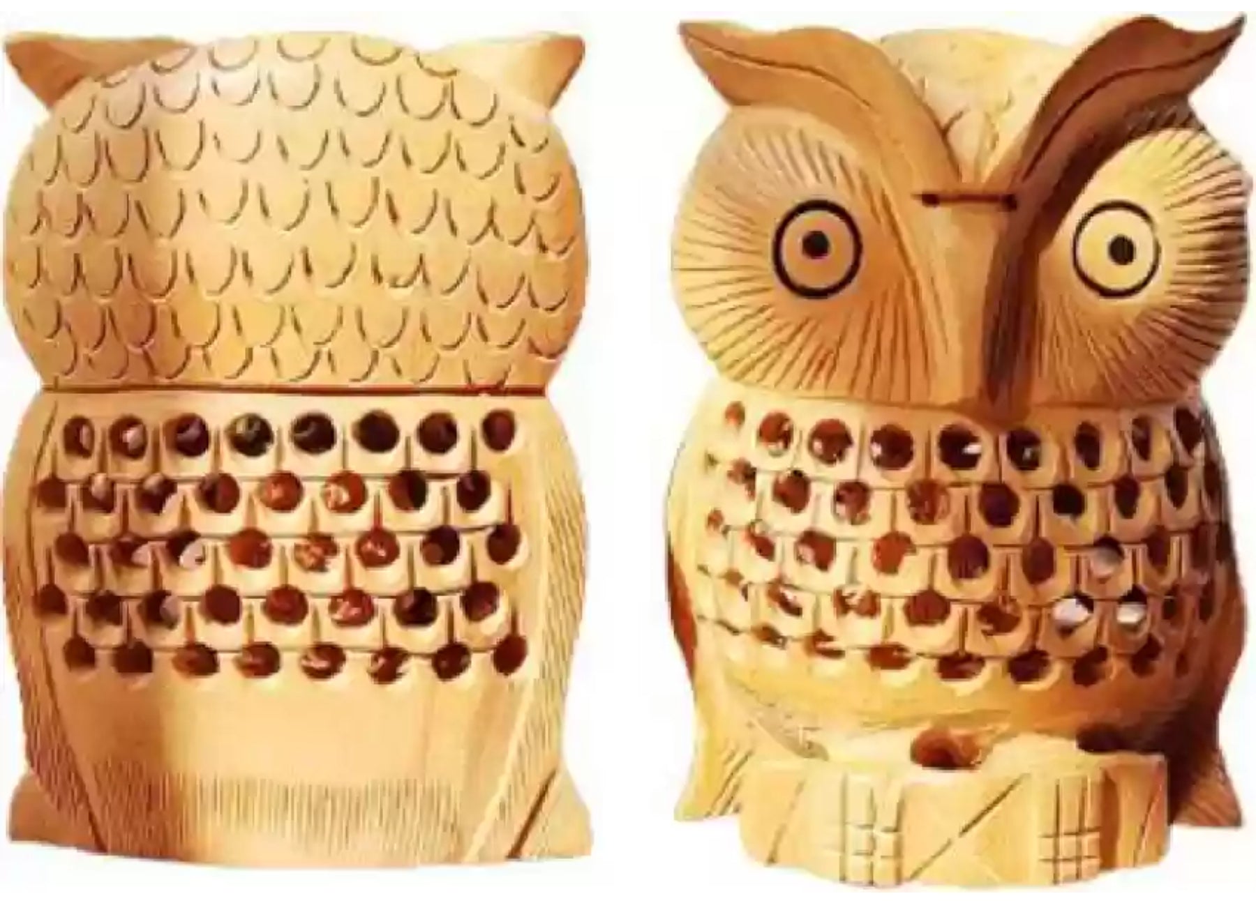Wooden owl jali wala