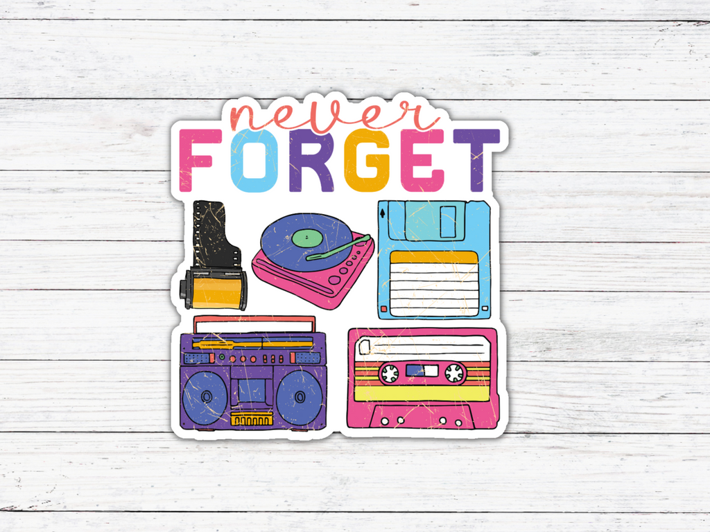 Never Forget (5 items) Sticker/Magnet