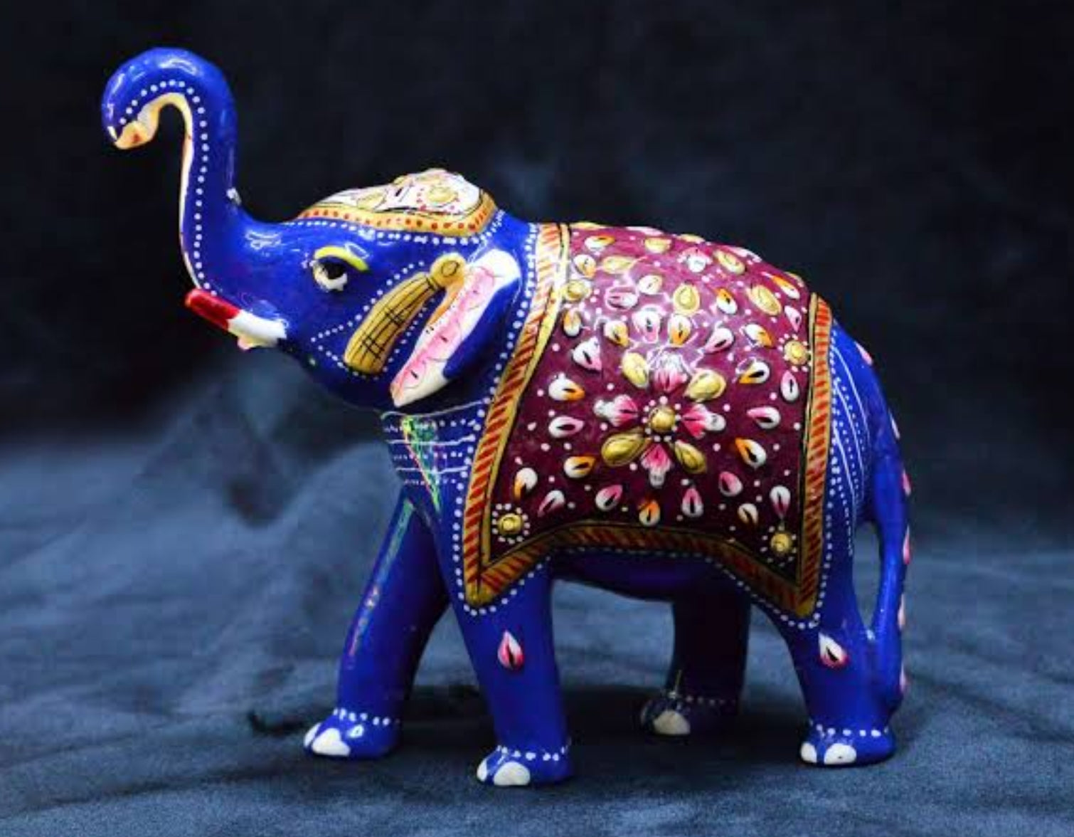 Metal meenakari horse camel elephant