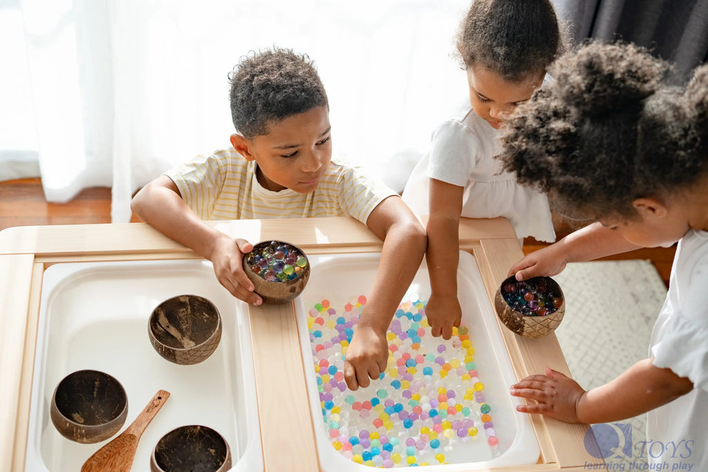 QToys Australia (USA) Patterned Coconut Bowls set of 6