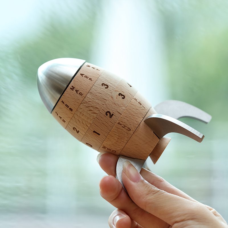 Wooden Rocket Calendar