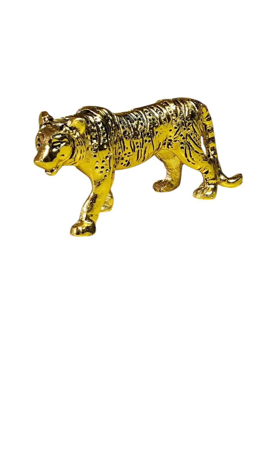 Golden metal tiger