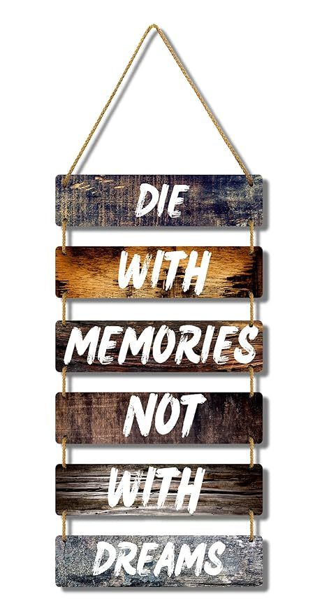 Memories Quote Wall Decor for Living Room-Wall Hangings for Home/Wall