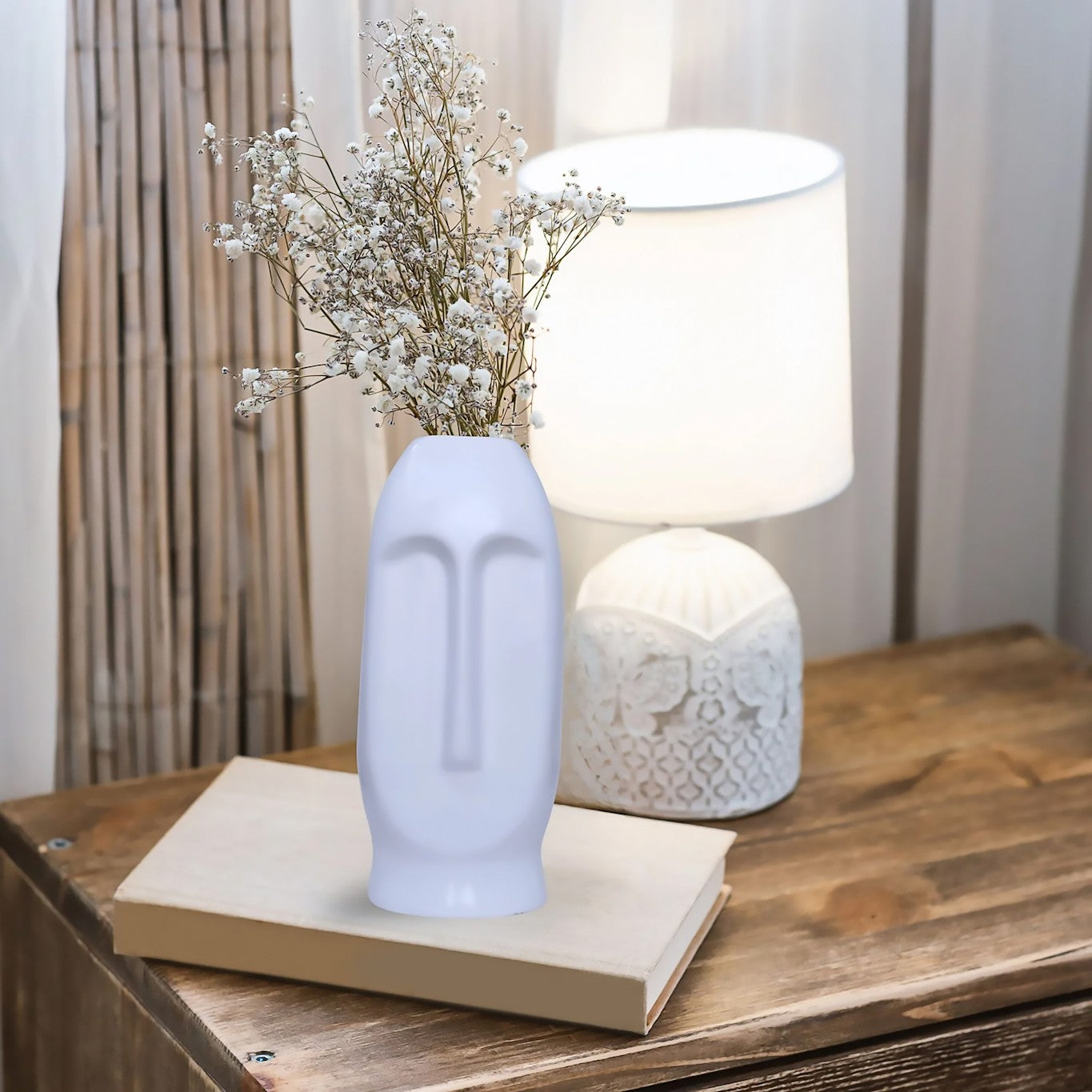 Face Vase Handmade Modern High Quality Polyresin for Home décor