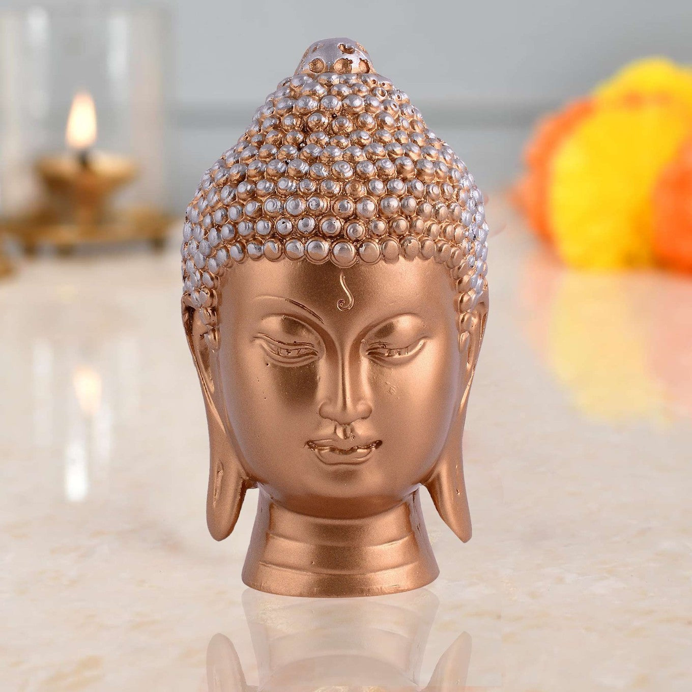 Buddha Idol Statue Showpiece Gift Gifting Item Polystone Home Decor