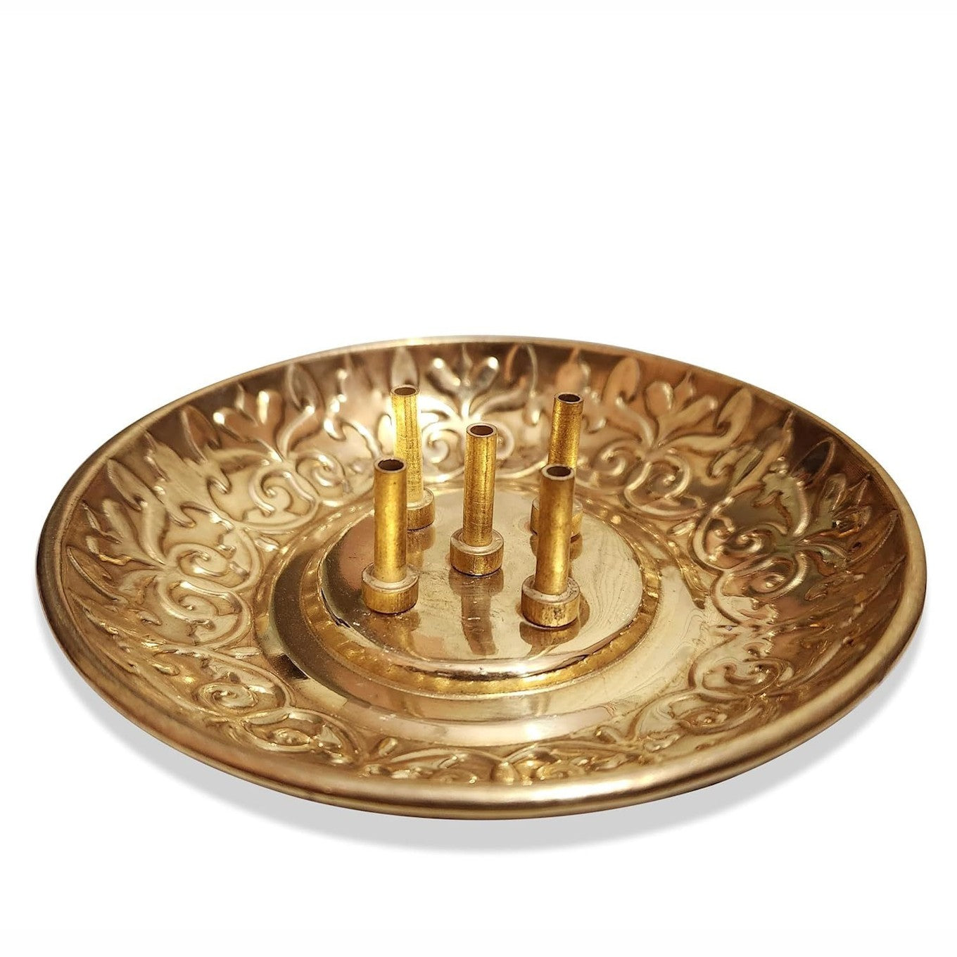 Agarbatti Stand-Antique Gold
