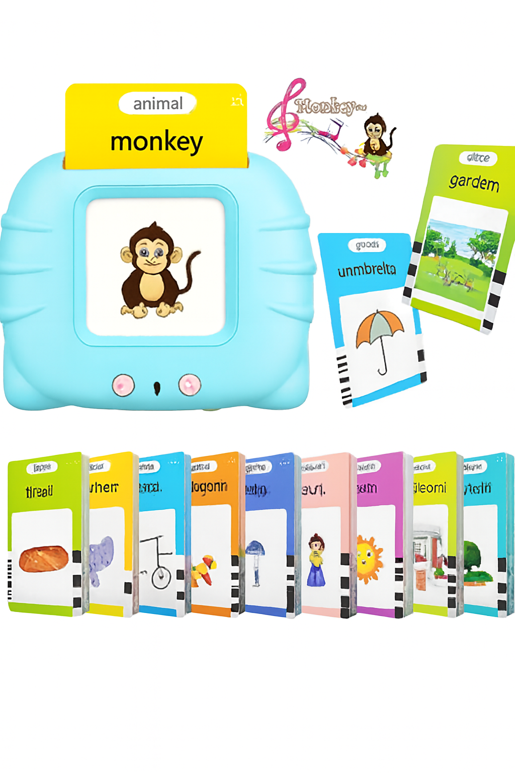 Kids Talking Flashcard Learning Toy – Electronic Vocabulary Builder