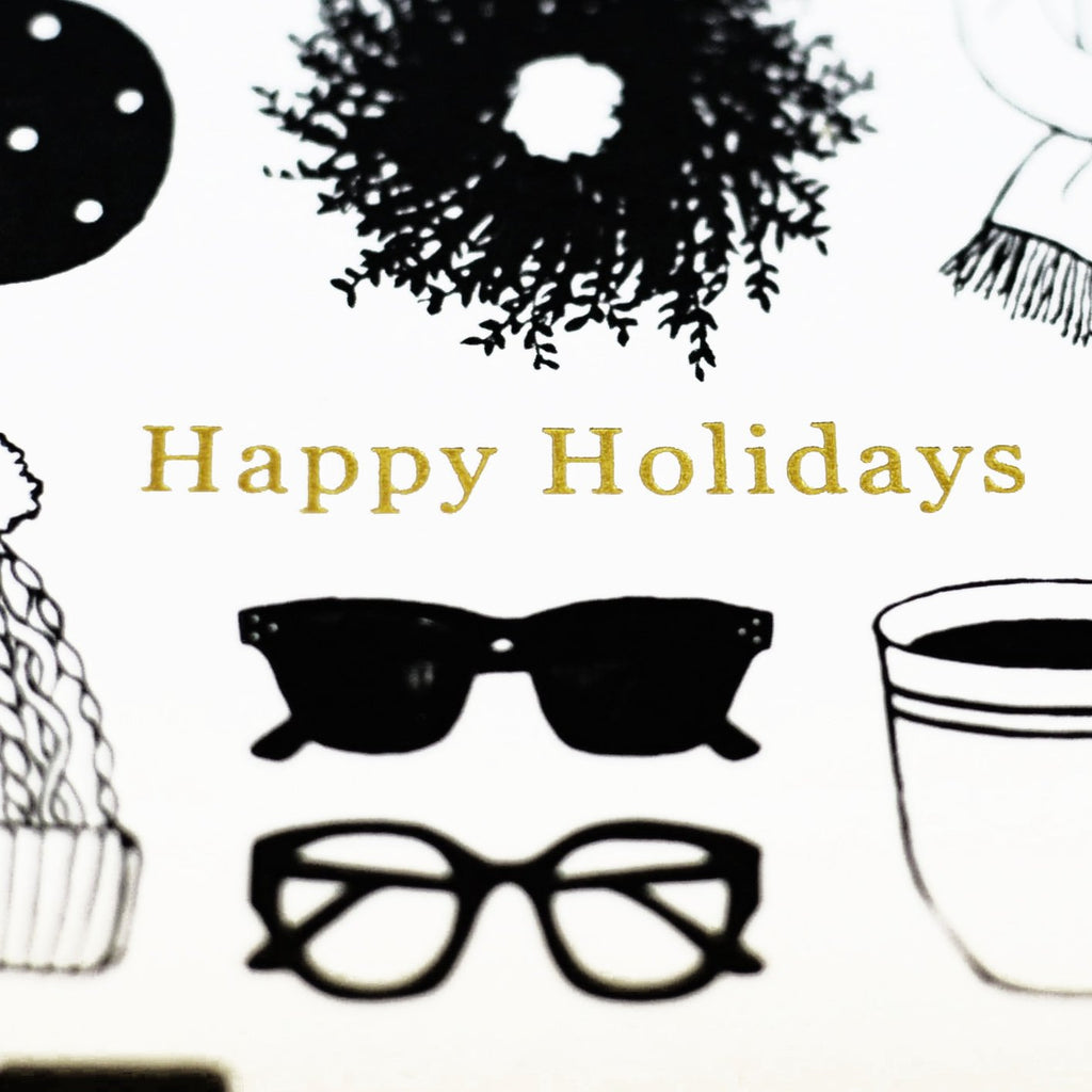 Fashion Illustration Chic Holiday Boxed Card Set