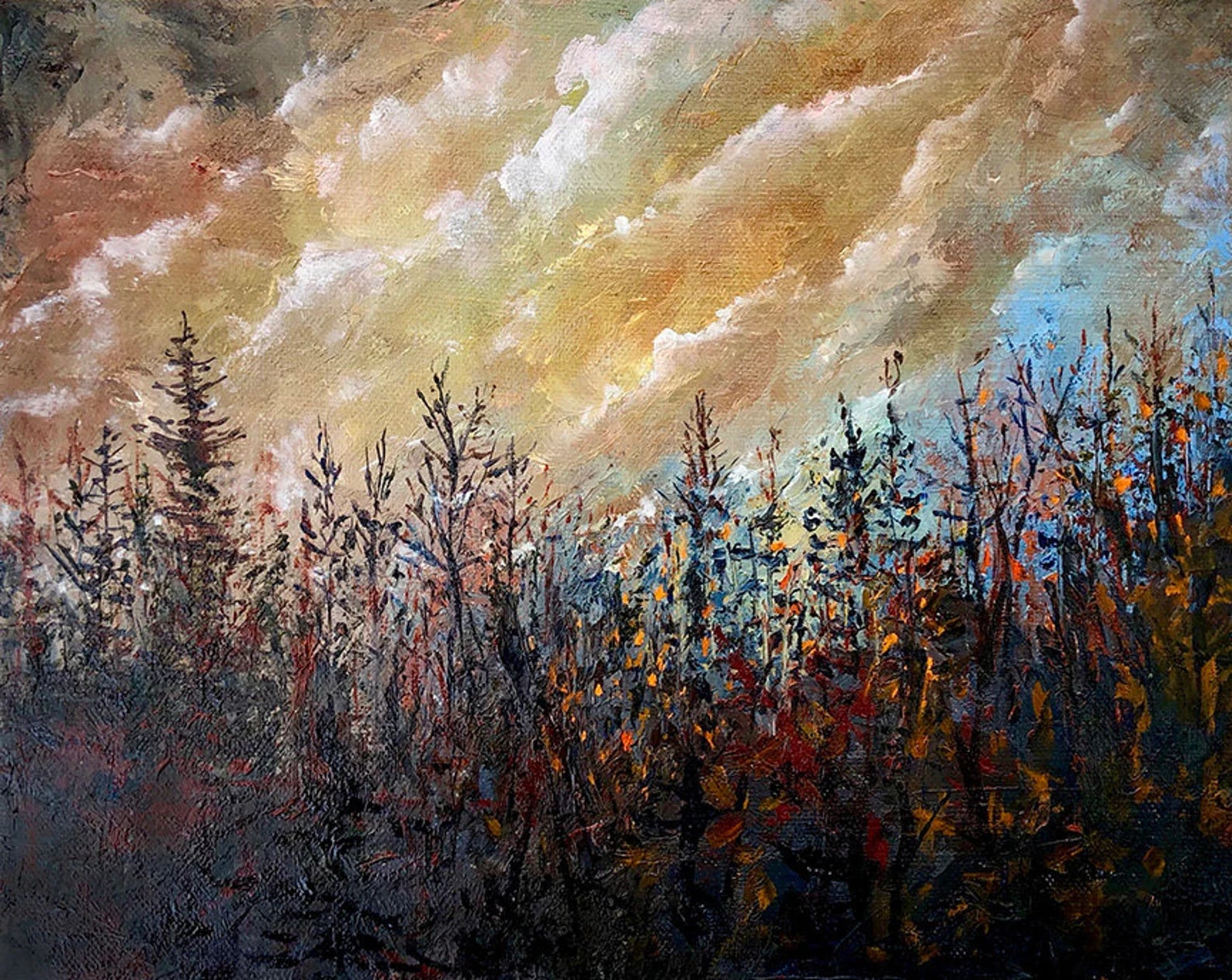 Blue Skies Ahead : Art Print