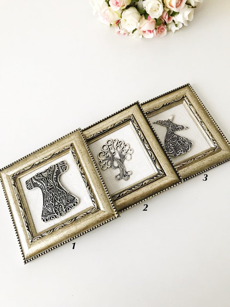 Mevlana, tree of life and caftan wall hangings